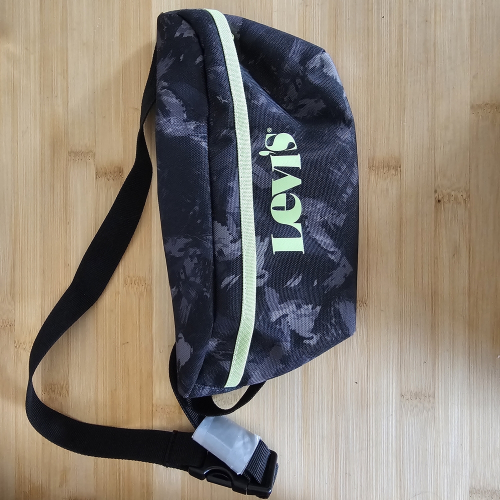 Levi's Black and Gray Men's Bag